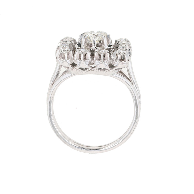 Vintage ring diamonds 0.71...