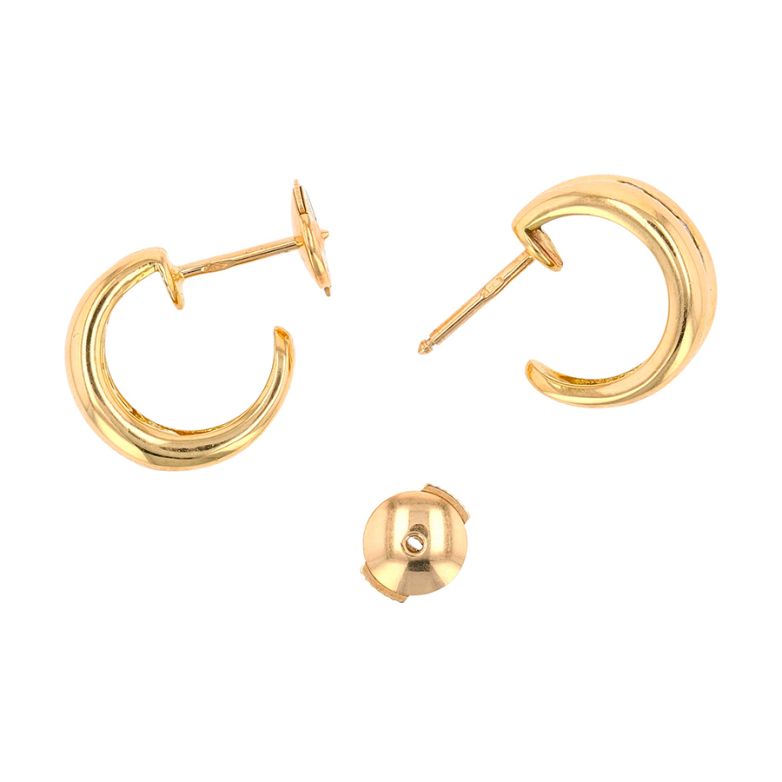 Diamond hoop earrings 0.24...