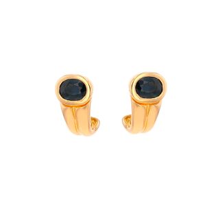 Earrings sapphires 0.22...