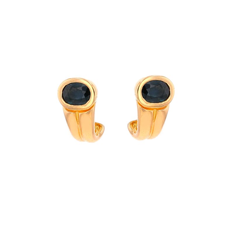 Earrings sapphires 0.22...