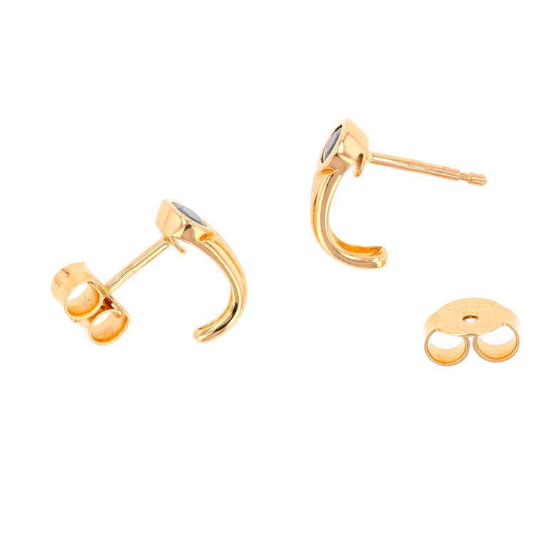 Earrings sapphires 0.22...