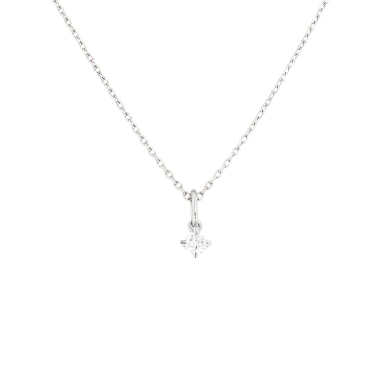 0.17 carat white gold...
