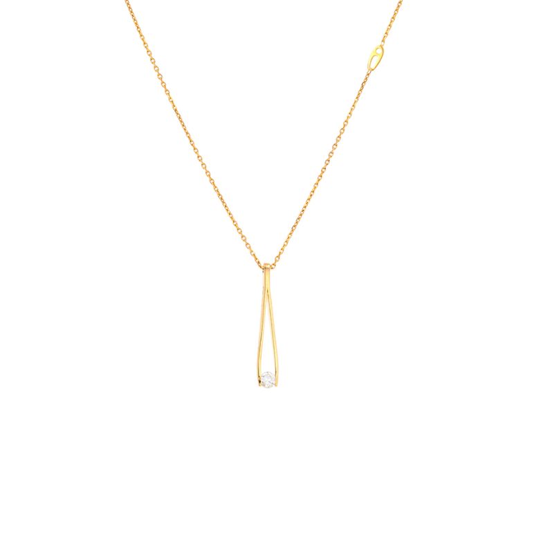 Diamond necklace 0.12 carat...