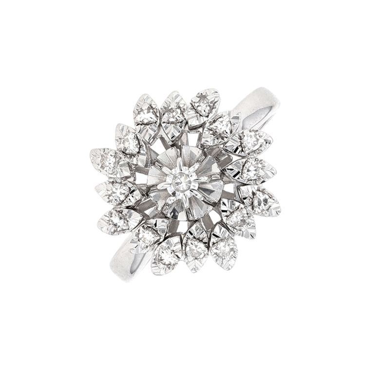 Vintage ring diamonds 0.22...