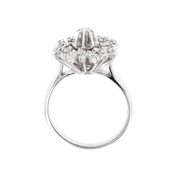 Vintage ring diamonds 0.22...