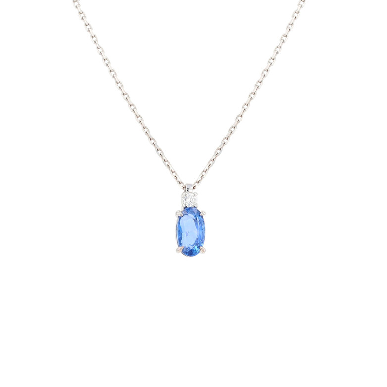 2.09 carat sapphire and...
