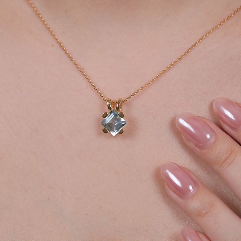 Pendant aquamarine 2.25...