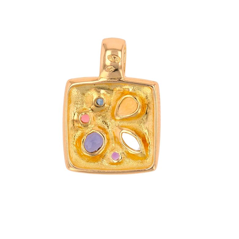 Pendant gemstones yellow...