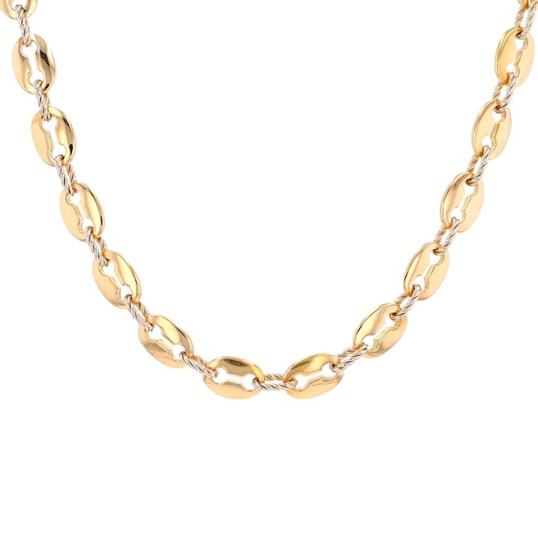 Yellow gold coffee bean...