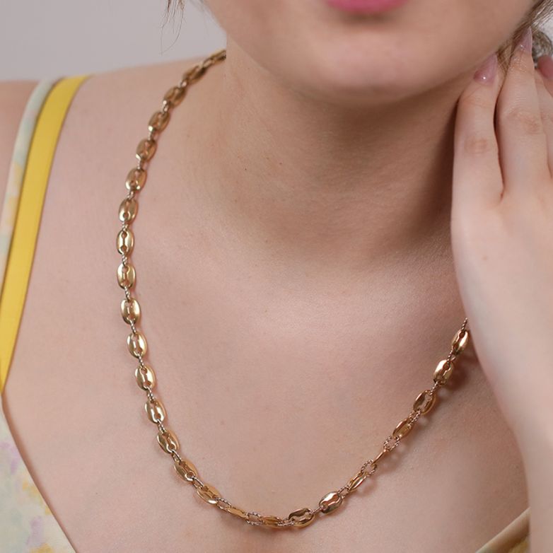 Yellow gold coffee bean...