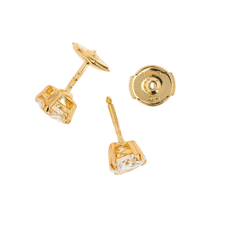 Earrings diamonds 2 carats...