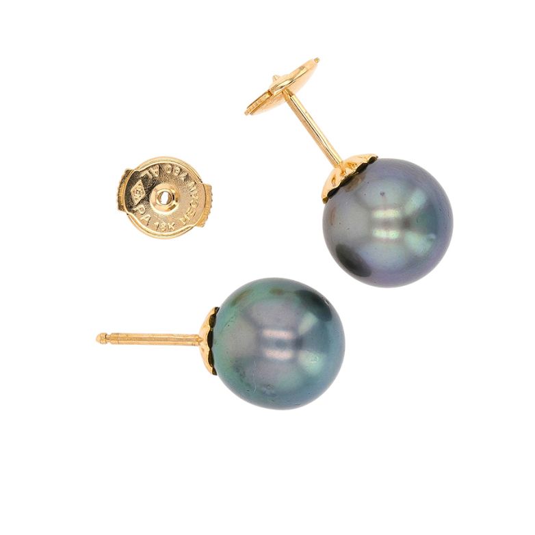 Earrings Tahitian pearls...