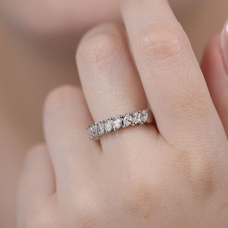 0.70 carat wedding band...