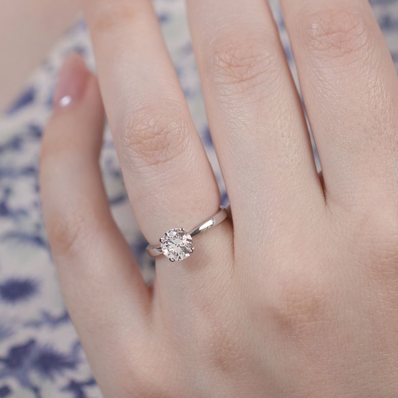 1-carat diamond solitaire...