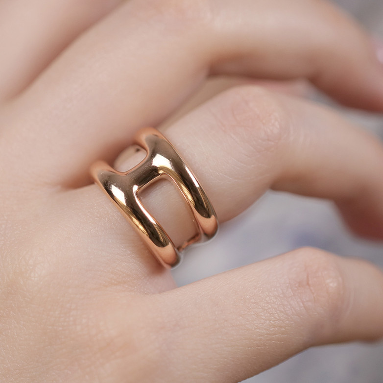Ring HERMES Osmose rose...