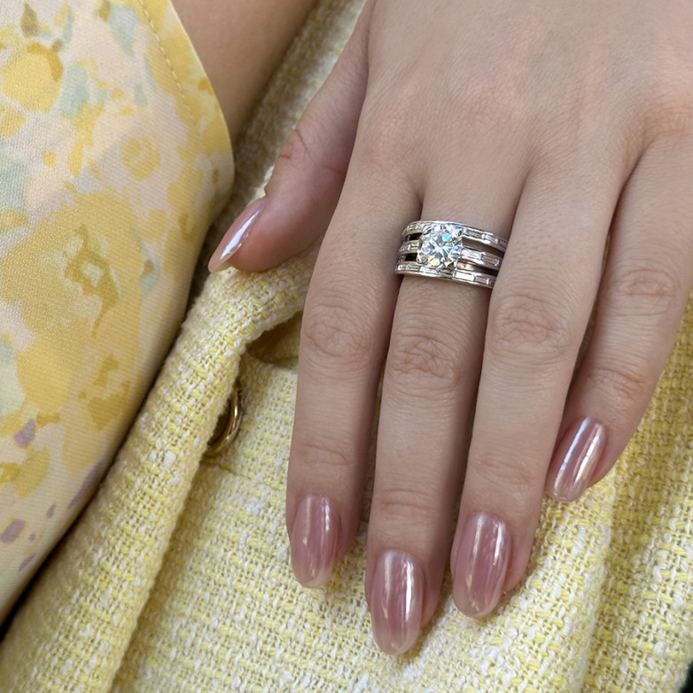 3.19-carat diamond ring,...