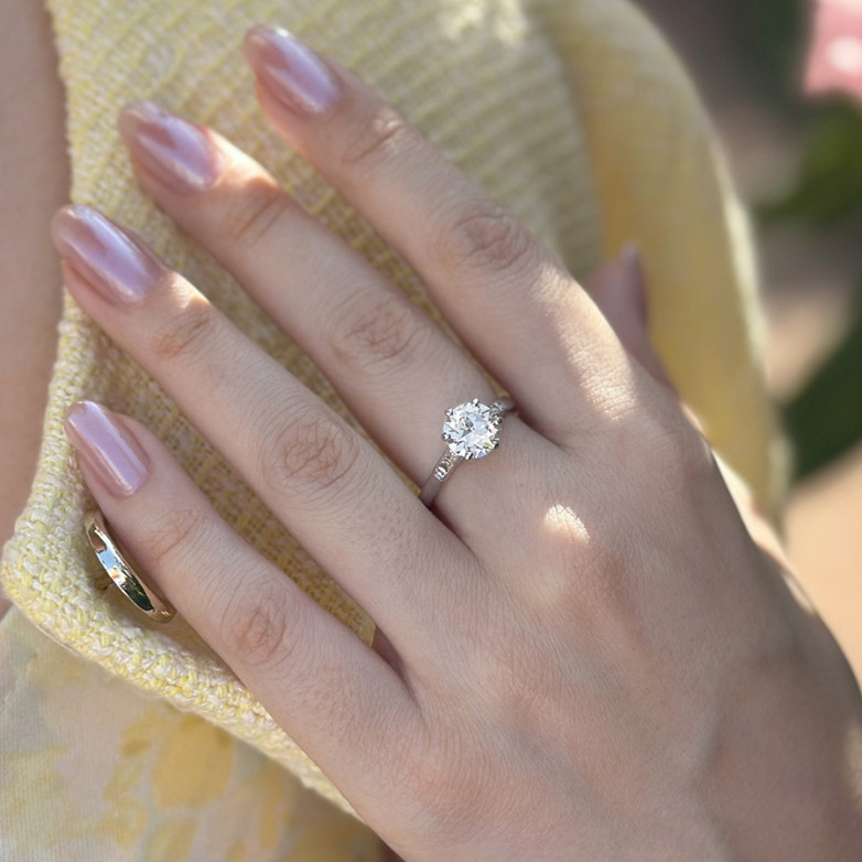 Solitaire vintage diamonds...