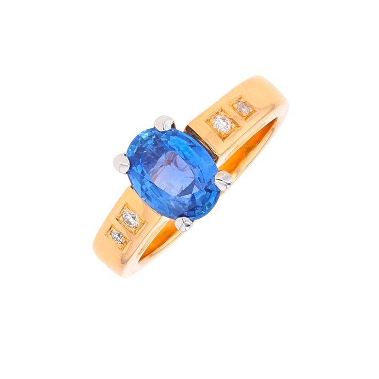 Ring sapphire 1.39 carat...