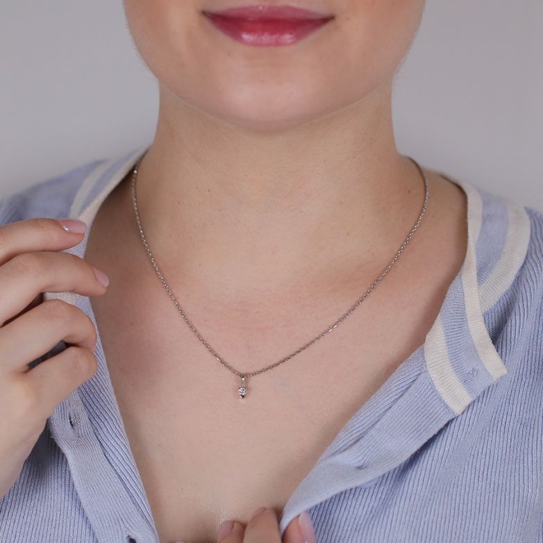 0.12 carat white gold...