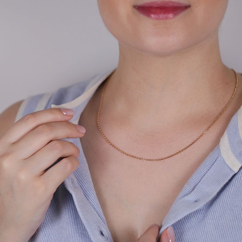 Yellow gold forçat chain 4.91g