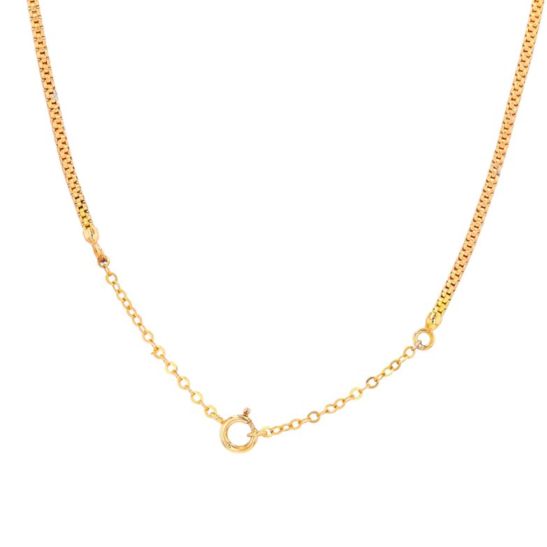 Fancy mesh necklace yellow...