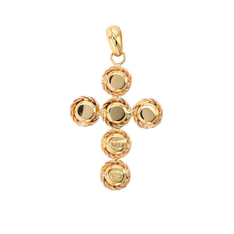 Cross yellow gold beads 8.70g