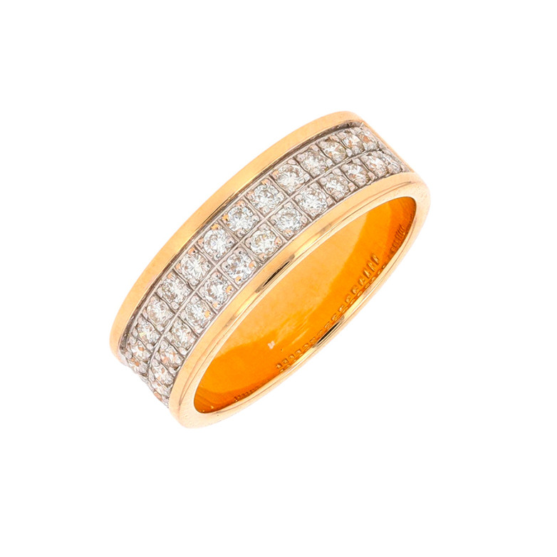 Double row diamond wedding...
