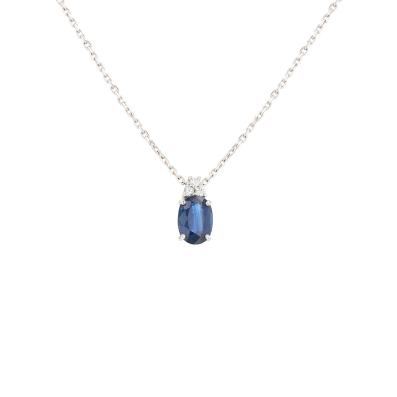 Necklace sapphire 1.91...