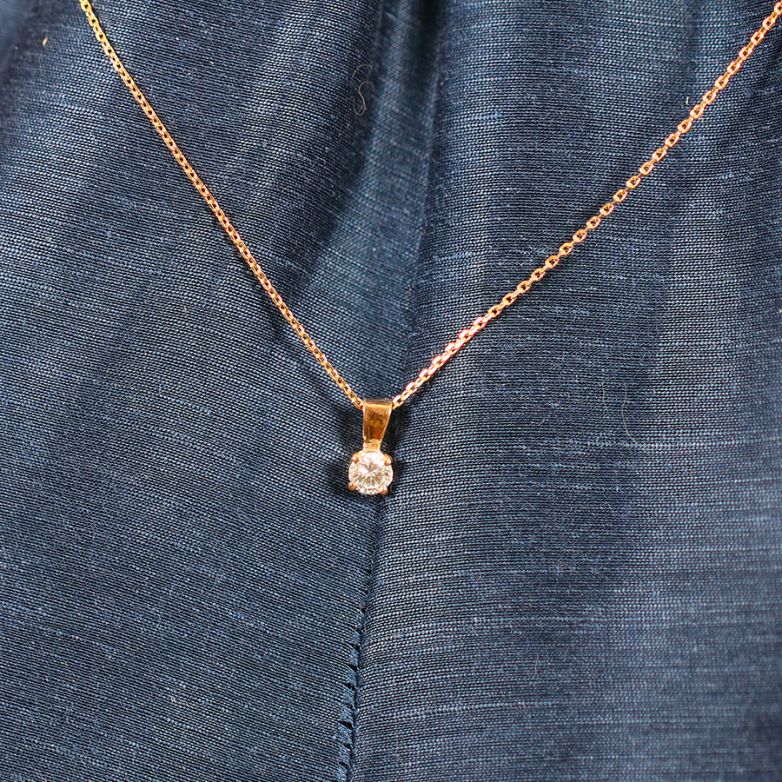 Diamond pendant 0.30 carat...