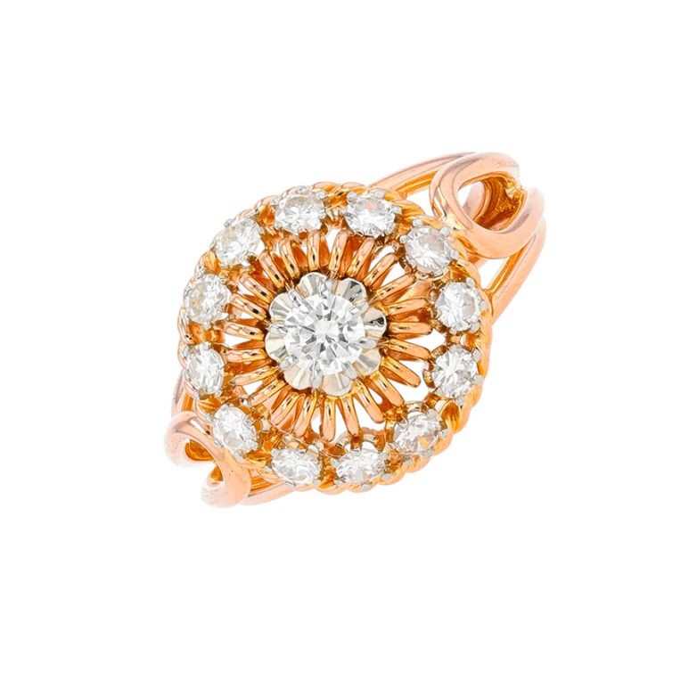 Vintage diamond ring 0.68...