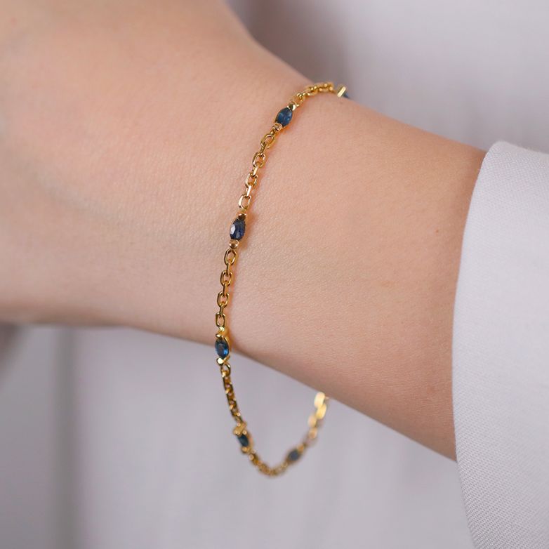 Bracelet sapphires 0.96...