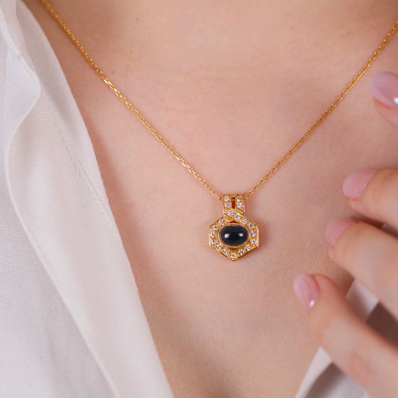 Pendant sapphire 1.59 carat...