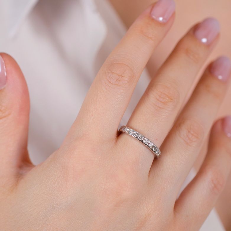 Diamond wedding band 1.25...