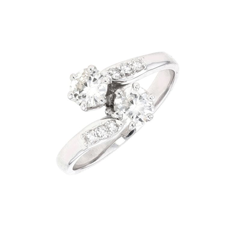 Ring Toi & Moi diamonds...