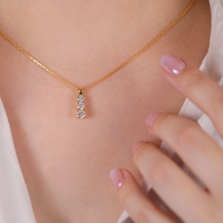 Diamond trilogy pendant...