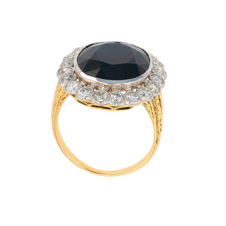 Vintage ring sapphire 12.88...