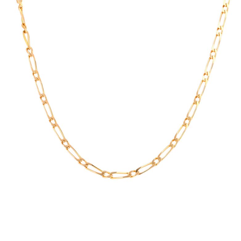 Chaine maille alternée or...
