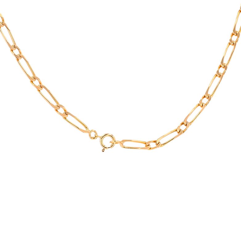 Chaine maille alternée or...