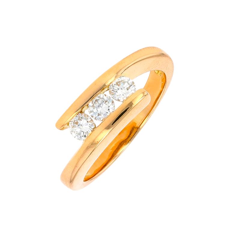Diamond trilogy ring 0.45...