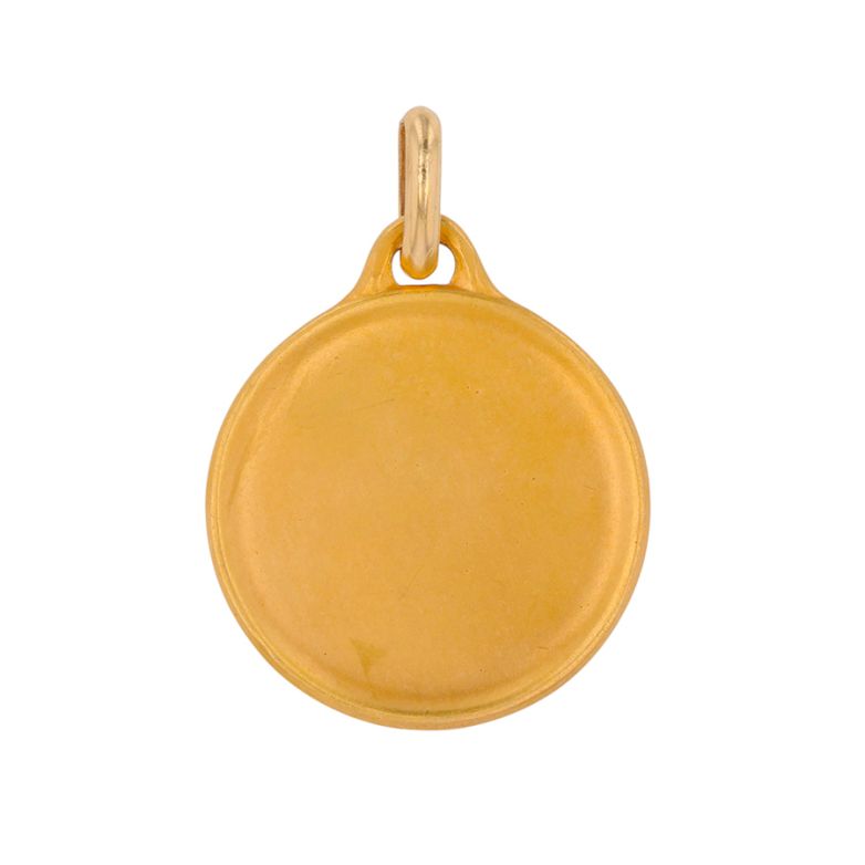Vierge medal in yellow gold...