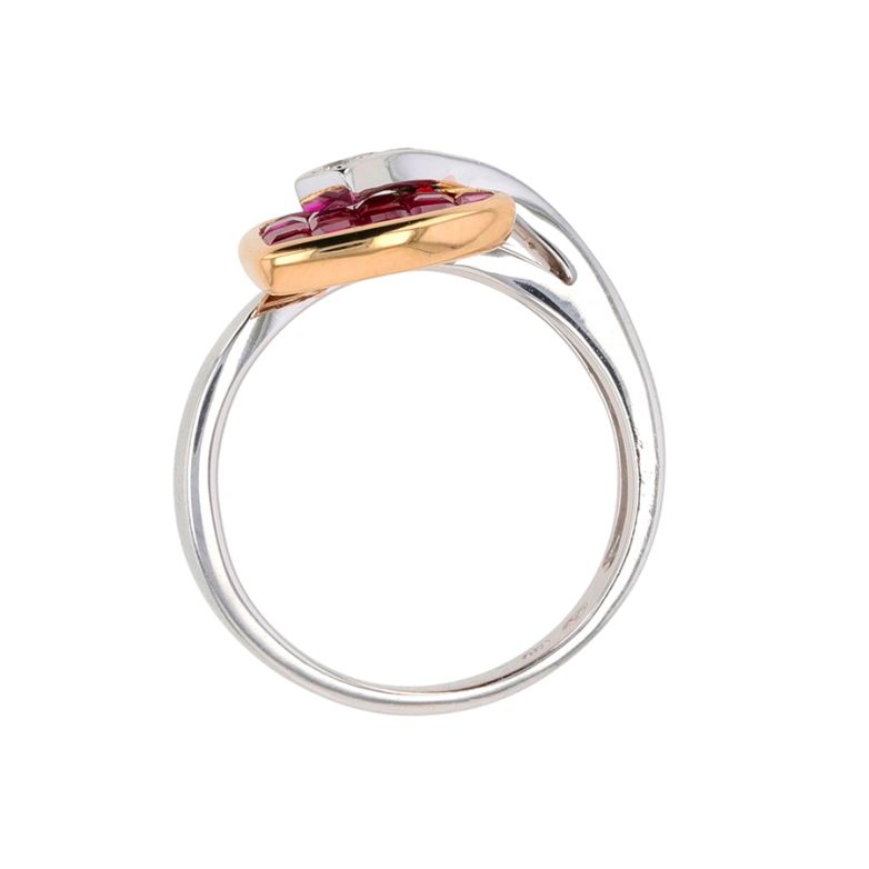 Heart ring ruby 1.14 carat...