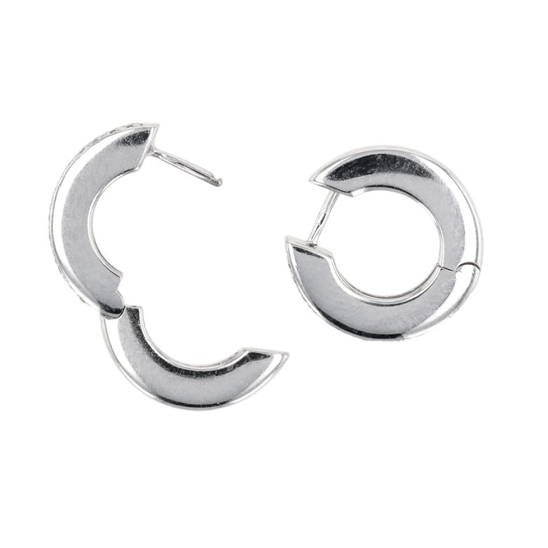 Diamond hoop earrings 0.26...