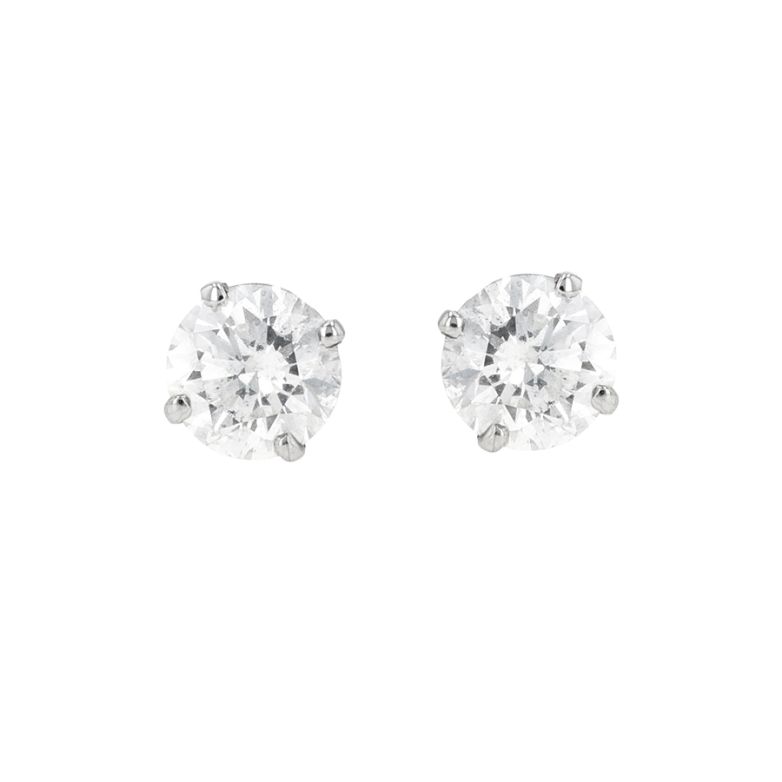 Earrings diamonds 0.78...