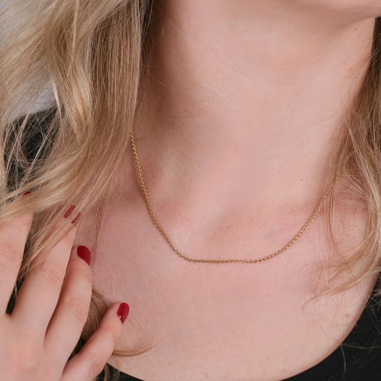 Yellow gold palm chain 5.02g