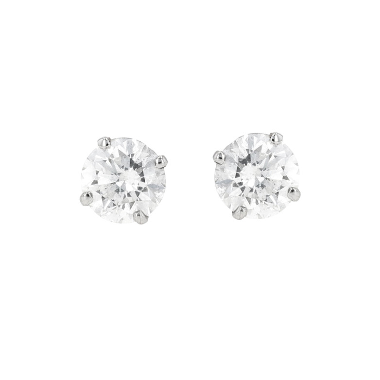 0.70 carat diamond earrings...