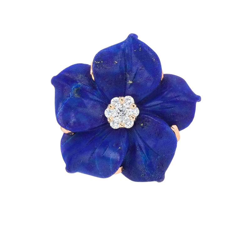 Flower ring diamonds 0.16...