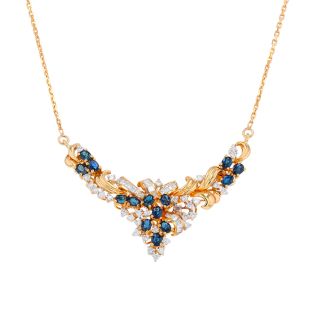 Necklace sapphires 2.94...