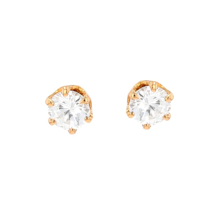 Earrings diamonds 0.50...