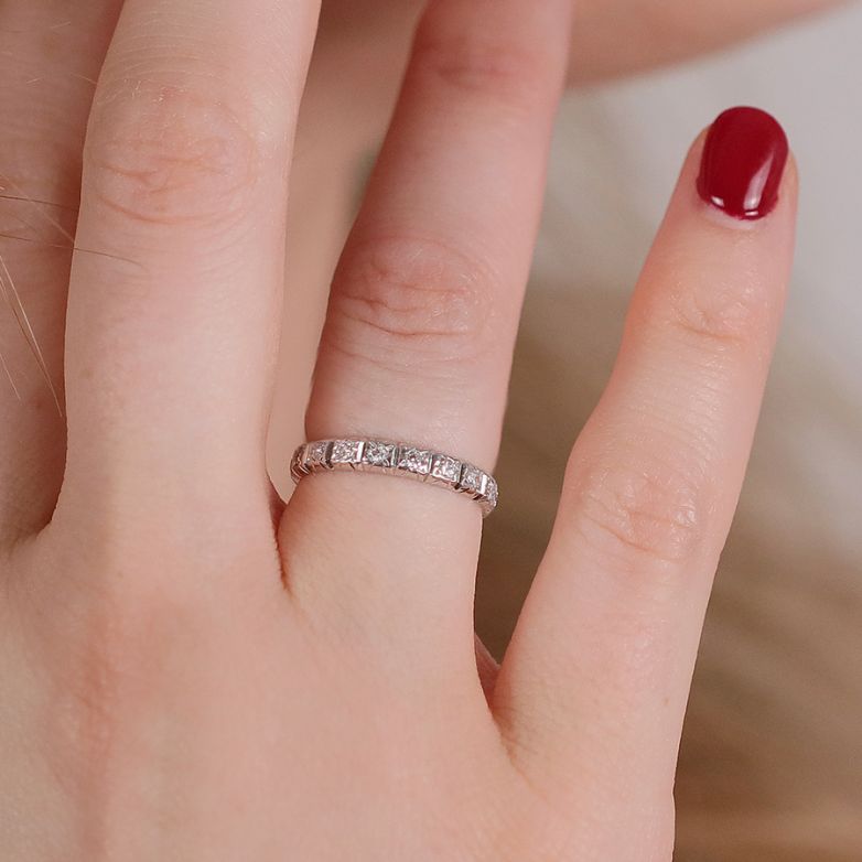 Wedding band full diamond...