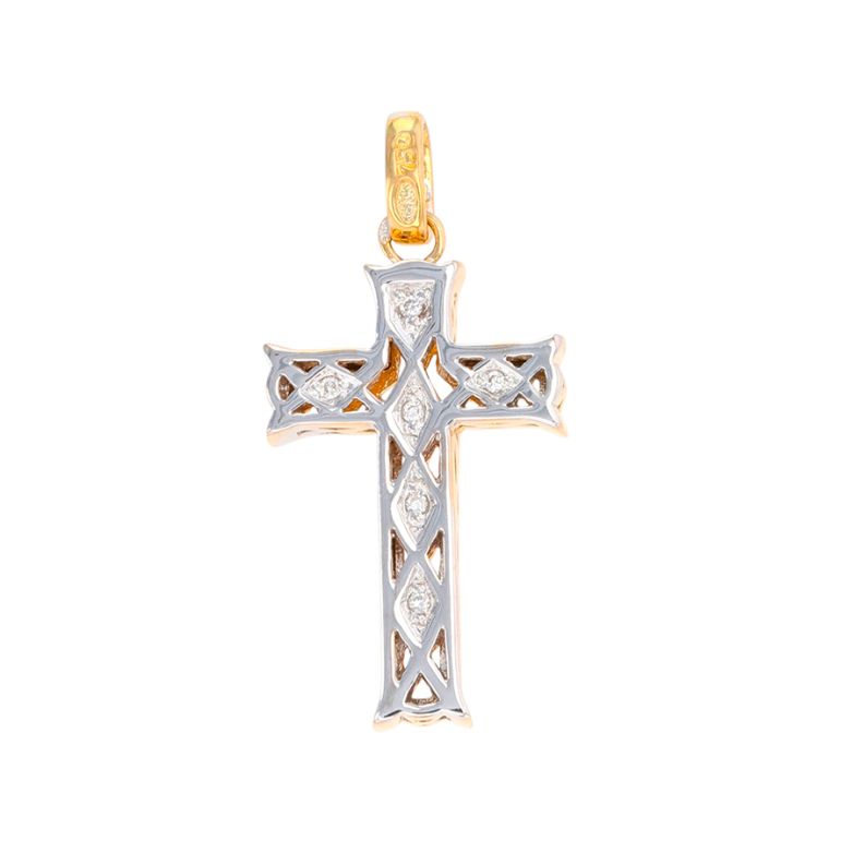 Vintage cross 0.03 carat...